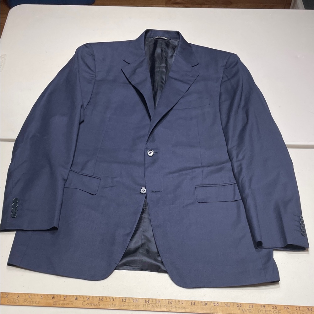 Canali size 52C/42L (Large slim) Classic Navy Blue Sports Jacket